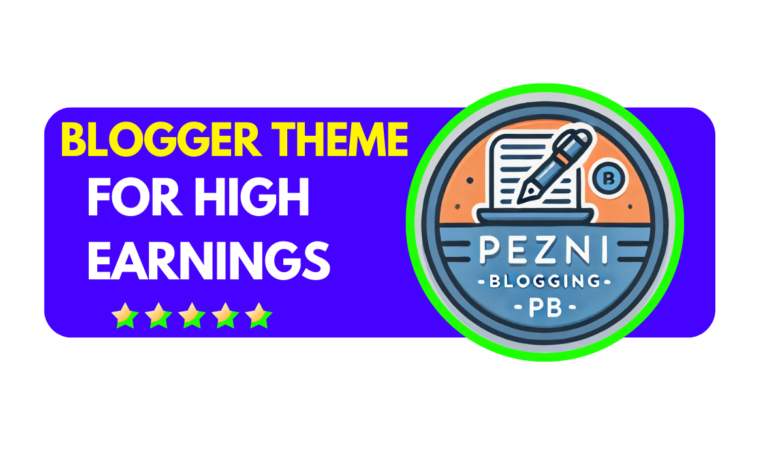 Best Premium Blogger Theme for High Earnings