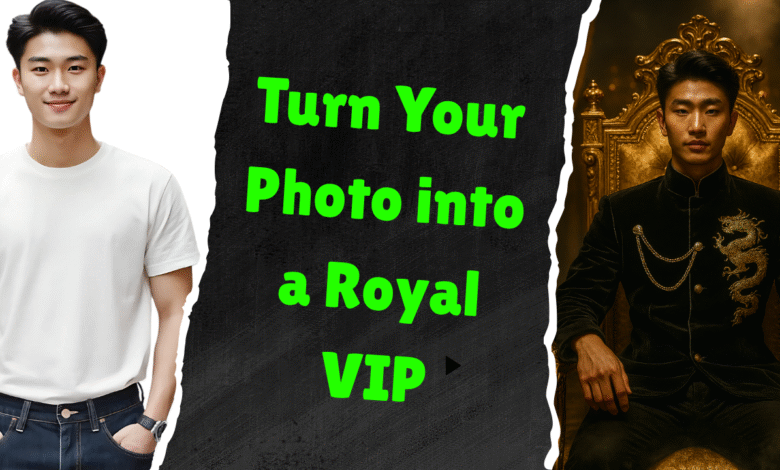 Turn Your Photo into a Royal VIP on a Golden Throne – Squid Game Style